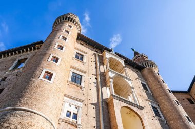 Ducale Sarayı Urbino şehri, Marche, İtalya