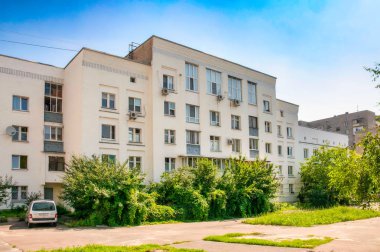 Kiev, Ukrayna'nın Podol bölgesinde tipik ev