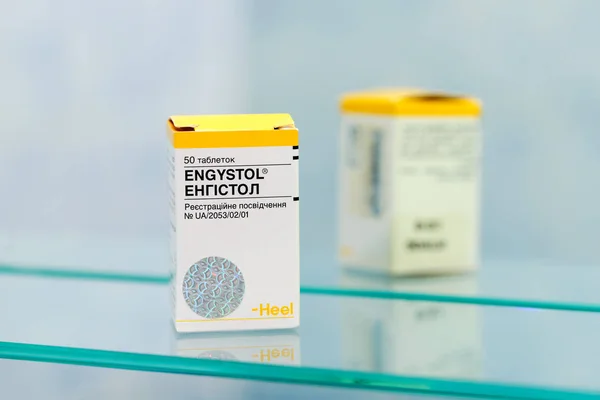 Engystol, homeopatiska preparatet — Stockfoto