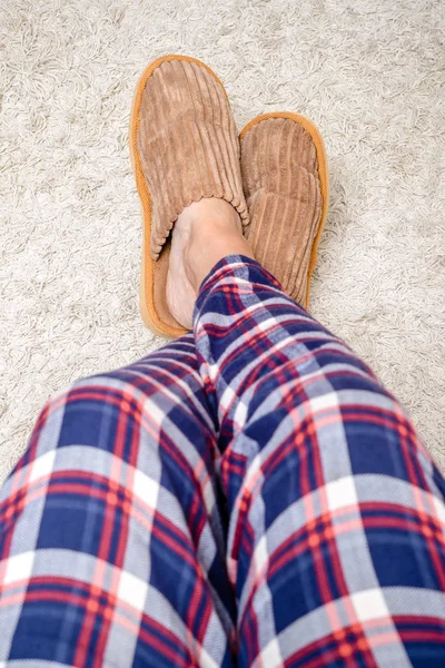 Relax with Slippers — Stock Photo, Image