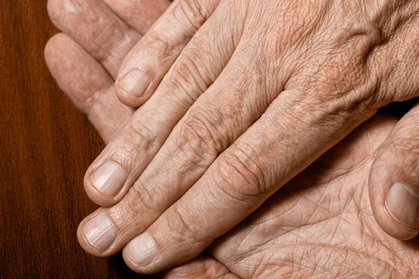 Mãos de homem detalhe — Fotografia de Stock