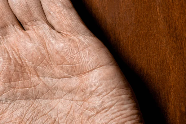 Mãos de homem detalhe — Fotografia de Stock