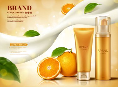 Taze narenciye kozmetik cilt seti