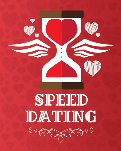 Speed Dating — Stock vektor