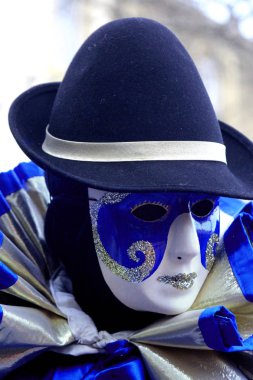 Karnaval maske mavi 