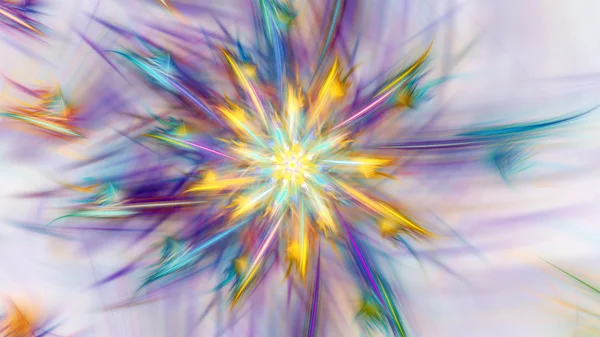 Parlayan yıldızlarından. Egzotik çiçek.