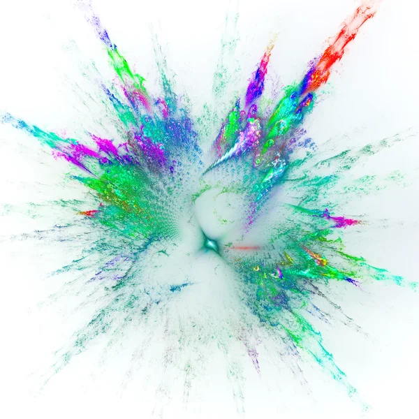 Explosion paint drops. Shining supernova. — Stock Photo, Image