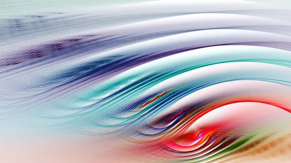 Su ripples. Gökkuşağı dalgalar.