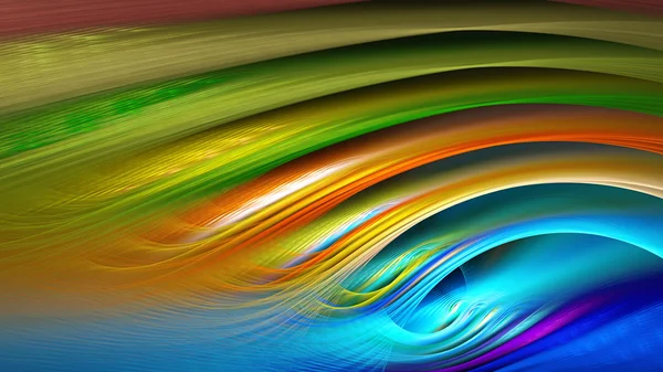 Su ripples. Gökkuşağı dalgalar.