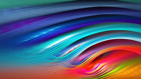 Su ripples. Gökkuşağı dalgalar.