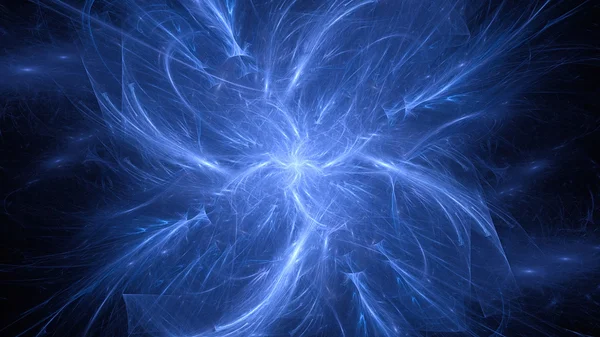 闪电在暴风雨的天空中 舞蹈火花 超现实主义插图 神圣的几何学 神秘的迷幻放松模式 分形抽象纹理 数码艺术品图形占星术魔术 — 图库照片