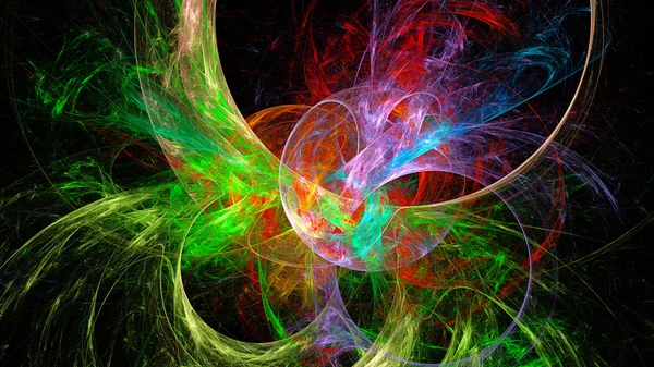 fraktal soyut illüstrasyon.