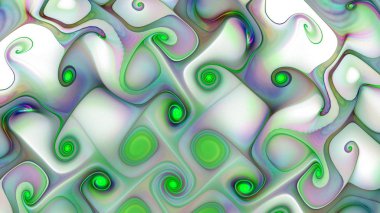 Güzel desen swirls ile.