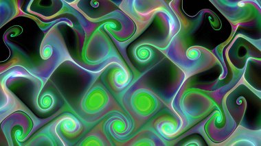 Güzel desen swirls ile.