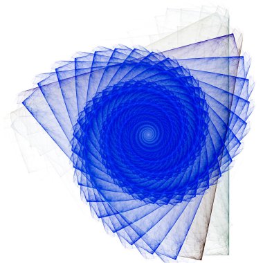 Sonsuz renk üçgen ve spiraller.