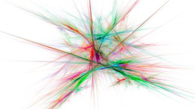 Kaos çok renkli ışınları. Işık spektrumu.
