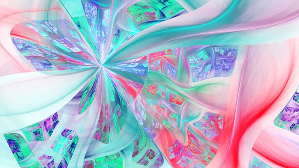 Soyut eğrileri. Egzotik bitki sapları.