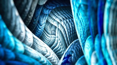 Karanlık mağaranın girişini.