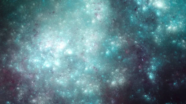 Ночное Звездное Небо Накопление Далёких Галактик Сюрреалистическая Иллюстрация Сакральная Геометрия — стоковое фото