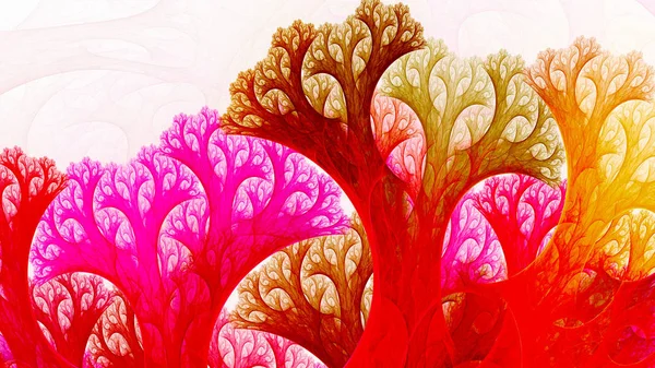Mese-erdő. Elágazó korallok. — Stock Fotó