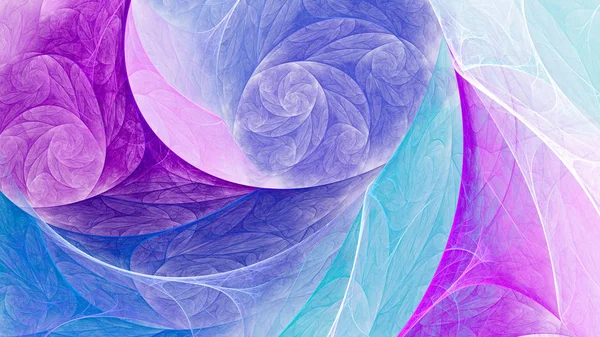 Silk scarf patterns. Swirling spiral. — Stock Photo, Image