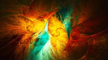 Işık ve gölge. Renkli yanıp söner.