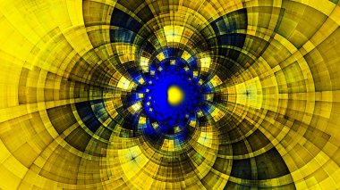 Sonsuzluk. Renkli daireler ve spiraller. Radyasyon. 3D gerçeküstü illüstrasyon. Kutsal geometri. Gizemli psychedelic gevşeme desen. Fraktal soyut doku. Dijital sanat grafik Astroloji magic