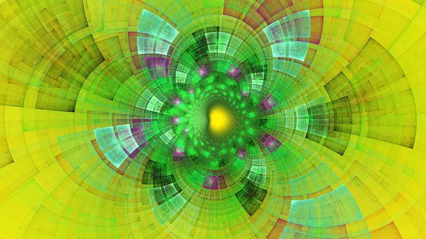 Sonsuzluk. Renkli daireler ve spiraller. Radyasyon. — Stok fotoğraf