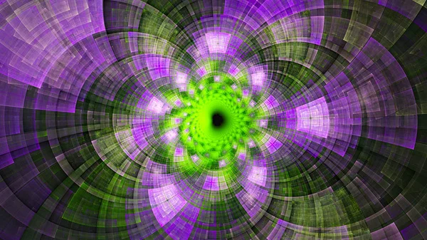 Infinity. Colored circles and spirals. Radiation. 3D surreal illustration. Sacred geometry. Mysterious psychedelic relaxation pattern. Fractal abstract texture. Digital artwork graphic astrology magic
