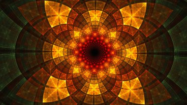 Geometrik desenler. Renkli resimler. 3D gerçeküstü illüstrasyon. Kutsal geometri. Gizemli psychedelic gevşeme desen. Fraktal Soyut doku. Dijital sanat grafik Astroloji magic