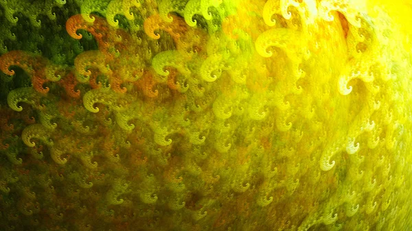 Волны Уайткэпс Кудряшки Штормовое Море Сюрреалистическая Иллюстрация Сакральная Геометрия Таинственная — стоковое фото
