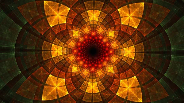 기하학적 패턴입니다 숫자입니다 초현실적인 그림입니다 신성한 기하학입니다 신비한 패턴입니다 프랙탈 — 스톡 사진
