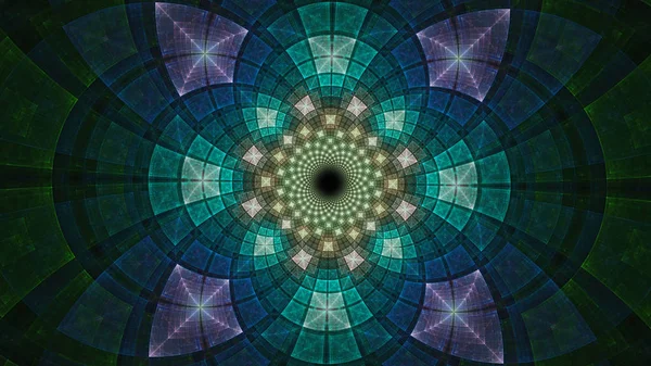 Geometriska Mönster Färgade Siffror Surrealistisk Illustration Sakral Geometri Mystiska Psykedeliska — Stockfoto
