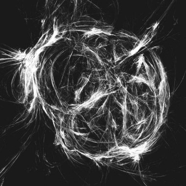 3D gerçeküstü siyah ve beyaz resim. Kutsal geometri. Gizemli psychedelic gevşeme desen. Fraktal soyut doku. Dijital sanat grafik Astroloji magic