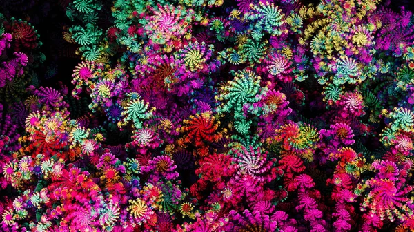 Агримония. Коралловое морское дно. Фантастические растения . — стоковое фото