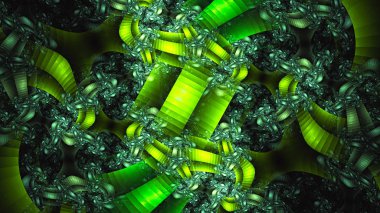 Zinciri. Dokuma. Beslenir. 3D gerçeküstü illüstrasyon. Kutsal geometri. Gizemli psychedelic gevşeme desen. Fraktal Soyut doku. Dijital sanat grafik Astroloji magic