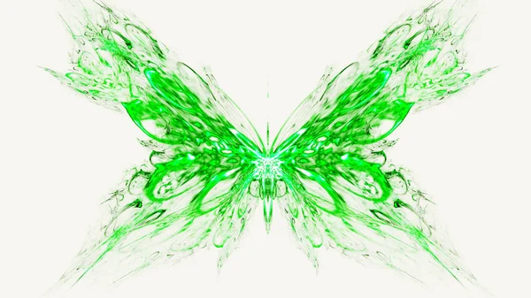 Neon Pillangó Művészi Víz Csobbanás Szürreális Illusztráció Szent Geometria Titokzatos — Stock Fotó