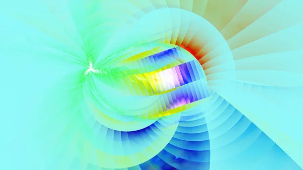 Alegría Vida Caleidoscopio Girando Espiral Ilustración Surrealista Geometría Sagrada Misterioso — Foto de Stock