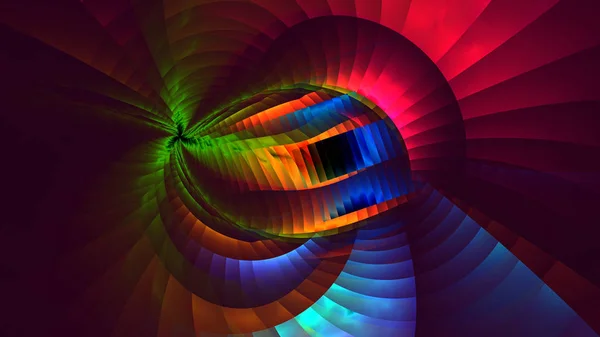 Alegría de vida. Caleidoscopio. Espiral giratoria . — Foto de Stock
