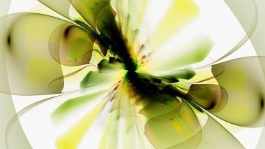 Hava kabarcıkları. Soyut kelebek. 3D gerçeküstü illüstrasyon. Kutsal geometri. Gizemli psychedelic gevşeme desen. Fraktal soyut doku. Dijital sanat grafik Astroloji magic