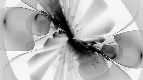 Повітряні Бульбашки Абстрактний Метелик Сюрреалістична Ілюстрація Священна Геометрія Таємничий Психоделічний — стокове фото