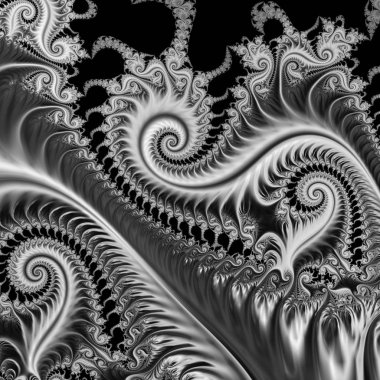 Peri orman. Çok renkli bukleler. Neural ağ.