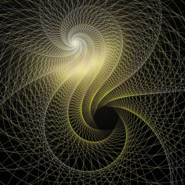 3D gerçeküstü illüstrasyon. Kutsal geometri. Gizemli psychedelic gevşeme desen. Fraktal soyut doku. Dijital sanat grafik Astroloji magic