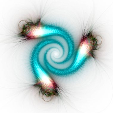 Parlak havai fişek döndürme.