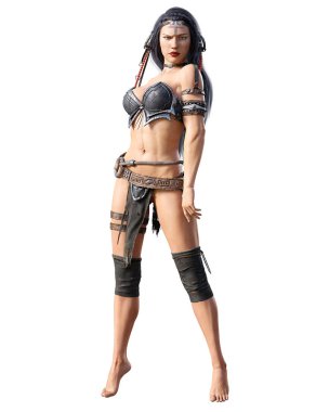 Savaşçı amazon kadını.