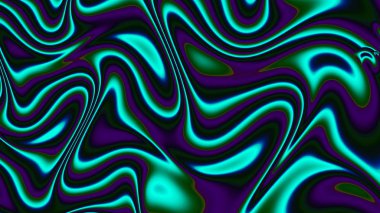 Neon dalgalar. Yanılsama. Deformasyon zaman ve mekan.