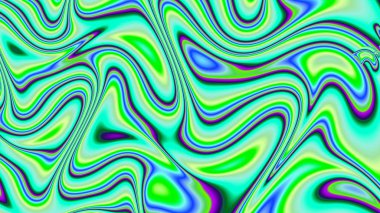 Neon dalgalar. Yanılsama. Deformasyon zaman ve mekan.