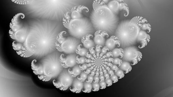 Spiral from biological cells. Water bubbles. — Stock Photo, Image