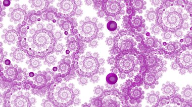 Karmaşık desen bukleler.