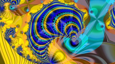 3D gerçeküstü illüstrasyon.